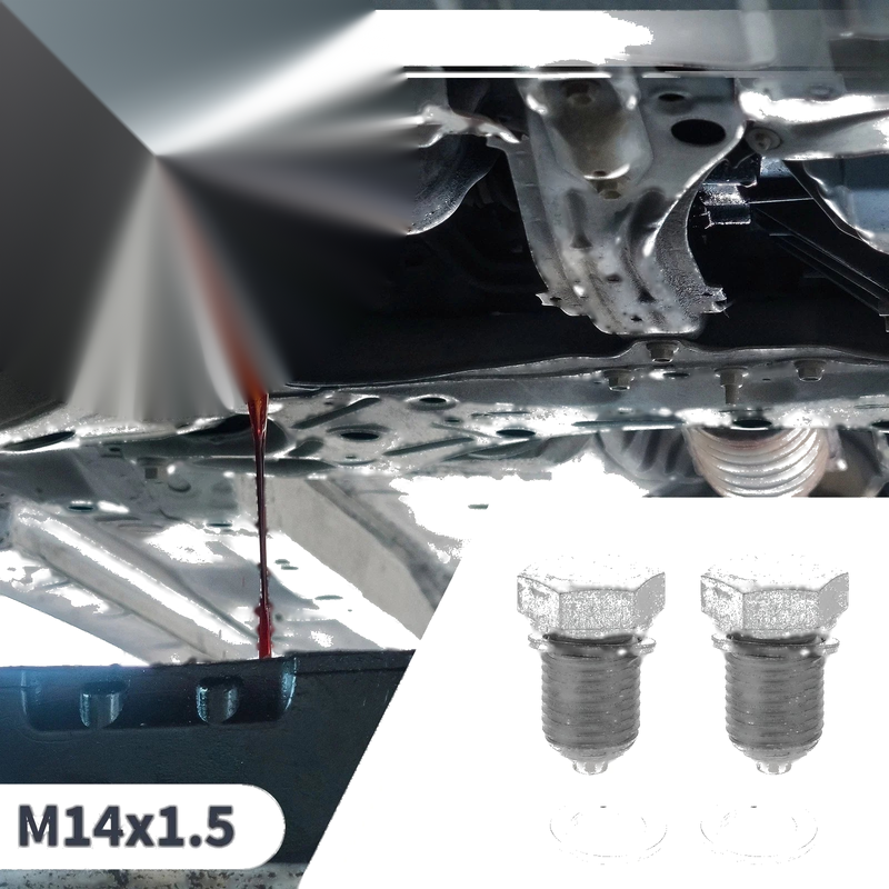 Car / Motorcycle 1 Set M14x1.5 Oil Drain Plug with Gasket