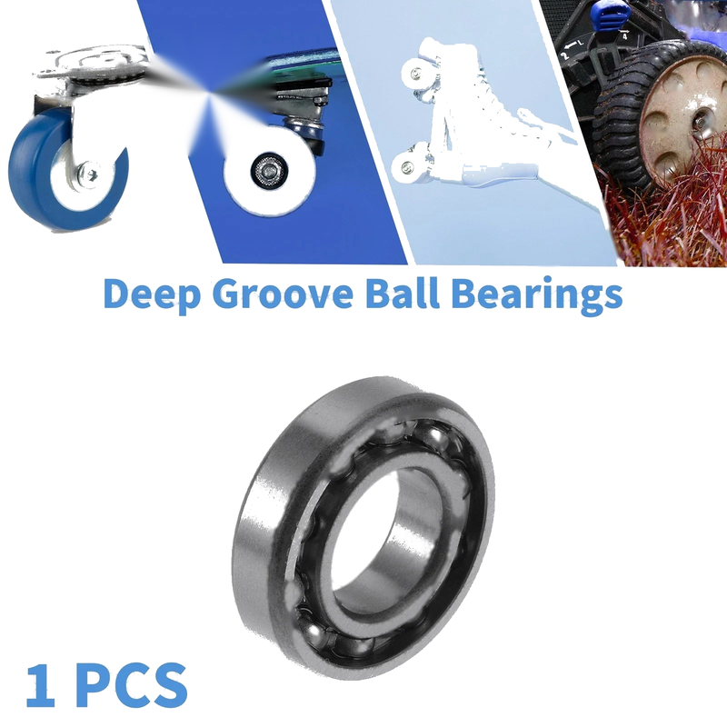 Scooter Skateboard Wheel Deep Groove Ball Bearing 12x24x6mm 1 Pc