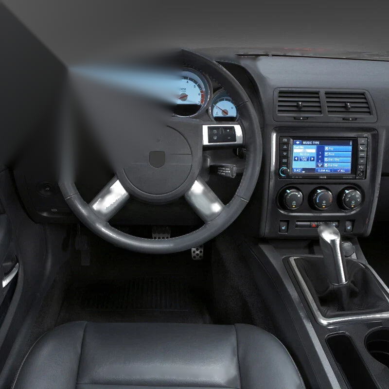 Dodge Challenger Passenger Seat Air Outlet Vent Cover Trim Carbon (2008-2014)
