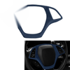 Chevrolet Corvette C7 (2014-2019) Blue Suede Steering Wheel Cover