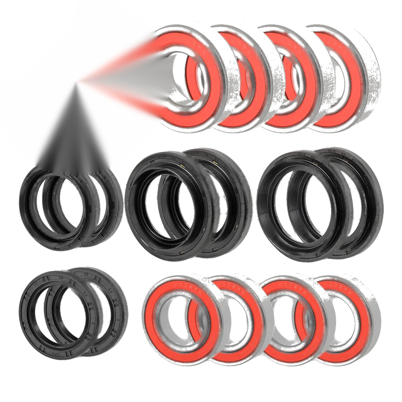 Yamaha Rhino 450 660 700 Wheel Bearing Seal Kit 2x Front & Rear (2005–2013)