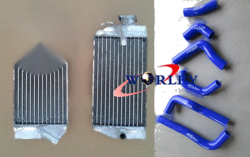 Honda CRF450R CRF450 Aluminum Radiator & Hose (2002-2004)