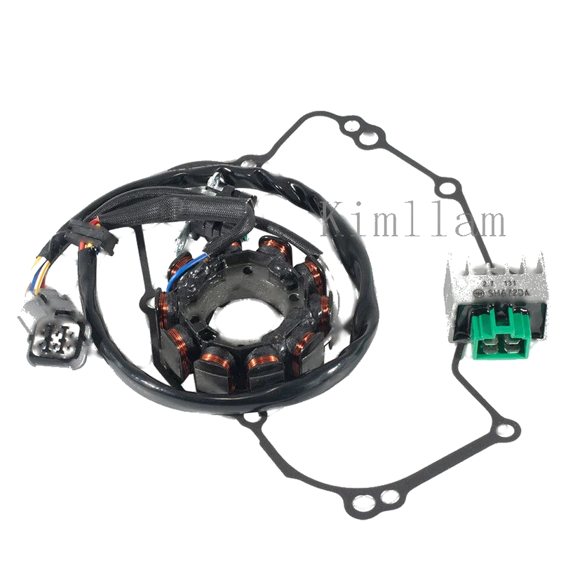 Kawasaki KLX450A 2008, KLX450R 2012-2019 Stator Coil, Regulator Rectifier, Gasket
