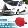 Toyota Yaris Front Bumper Tow Hook Cover Red (2007–2010)