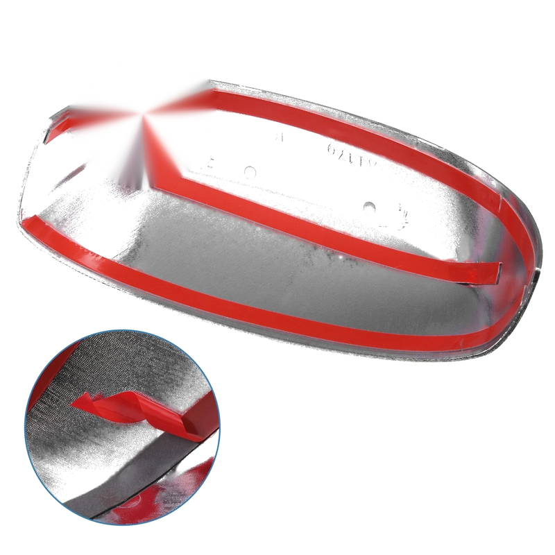 GMC Sierra 3500 Chrome Plated Half Mirror Covers Handle Cover
