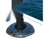 Rod Holder 15° Exploding Fish Bluewater Series Fixed 316G S/S Flush Mount