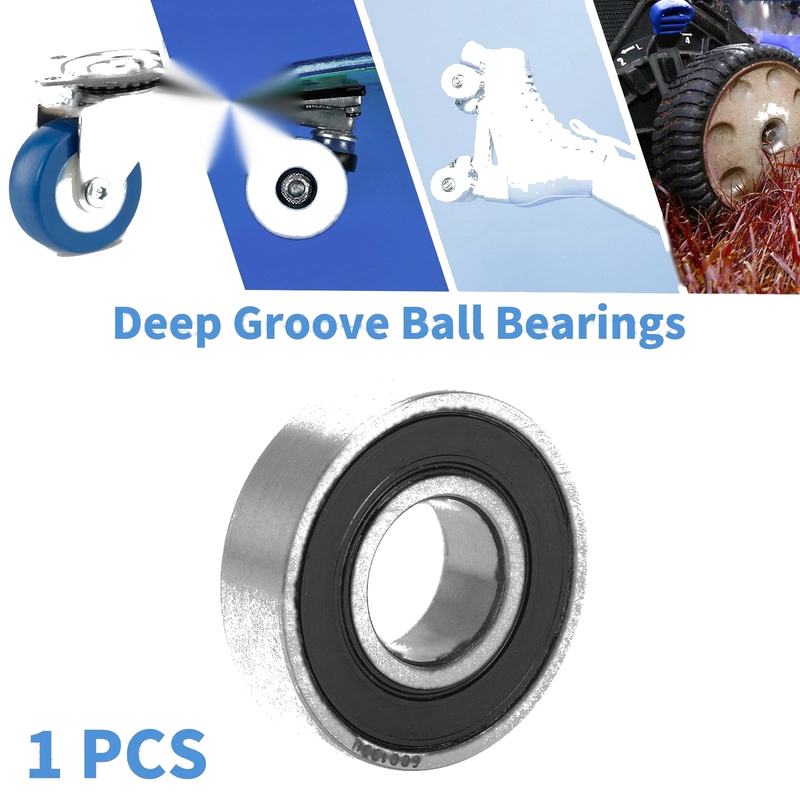 Scooter Skateboard Wheel 6001DDU 12x28x8mm Deep Groove Ball Bearings