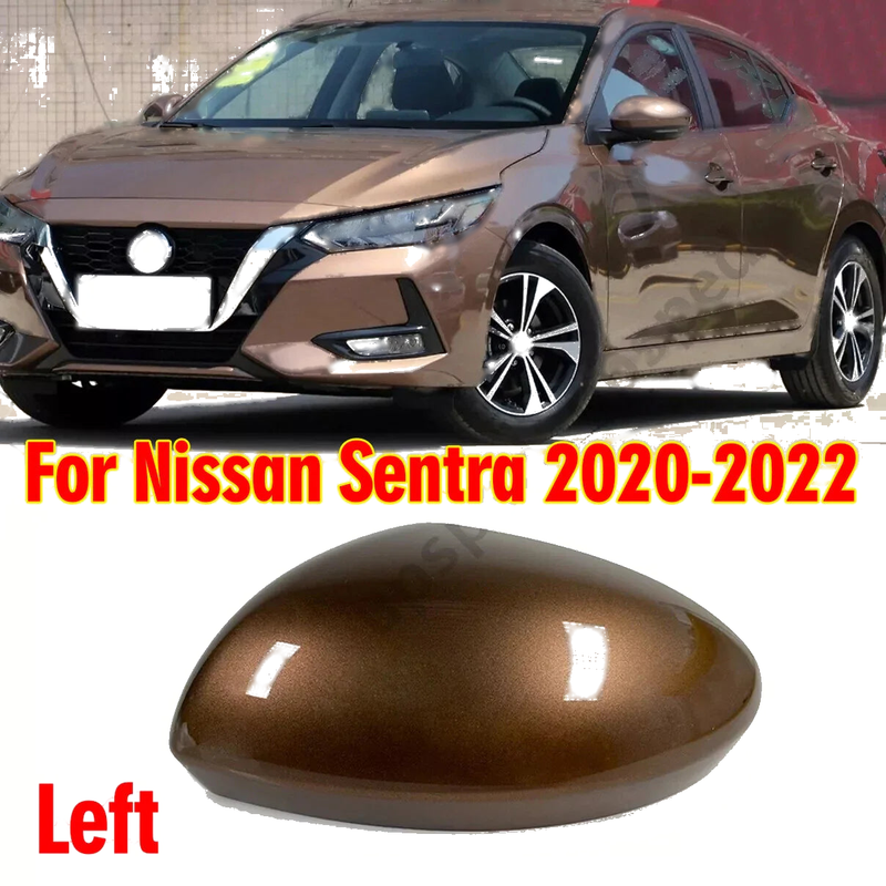 Nissan Sentra Brown Left Driver Side Mirror Cap Cover (2020–2022)