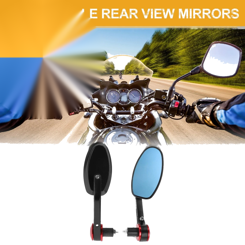 M8 Motorcycle Rear View Mirrors / 1 Set / Handlebar Mirrors