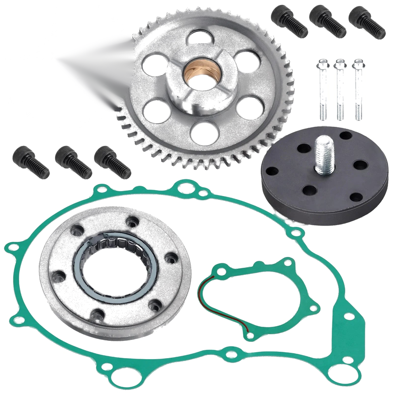 Yamaha YFM660R Raptor 660R 2004-2005 Starter Clutch & Gear Idler w/ Gaskets