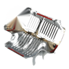 Harley Street Glide Chrome Oil Cooler Cover (2011-2016)