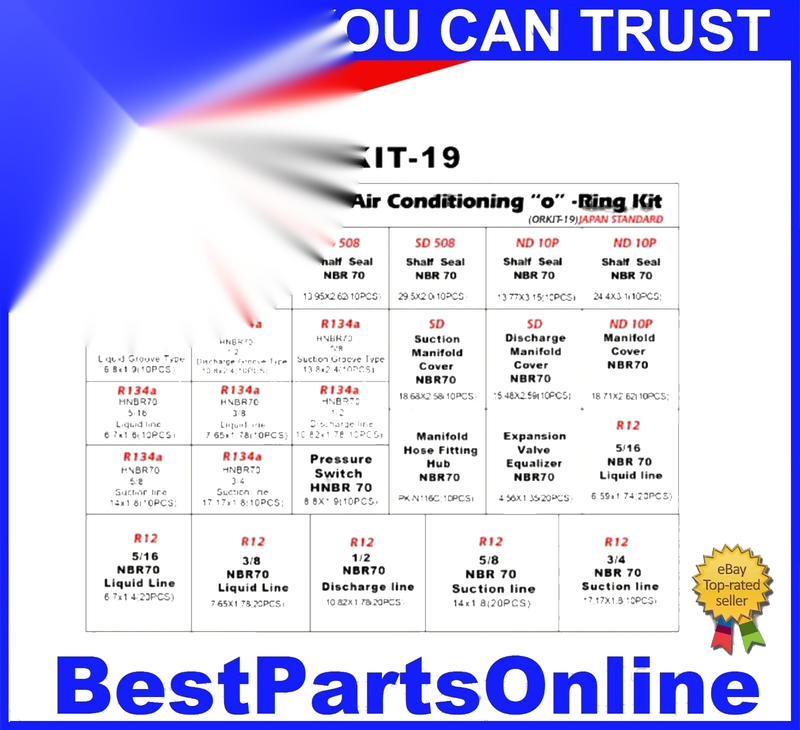 Japanese Cars O-Ring Kit Assortment 320 Pcs