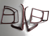 JEEP Compass Front & Rear Light Lamp Cover Trim Chrome (2011-2016)