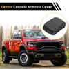 Chevrolet Armrest Cover Microfiber Leather Carbon Fiber Black
