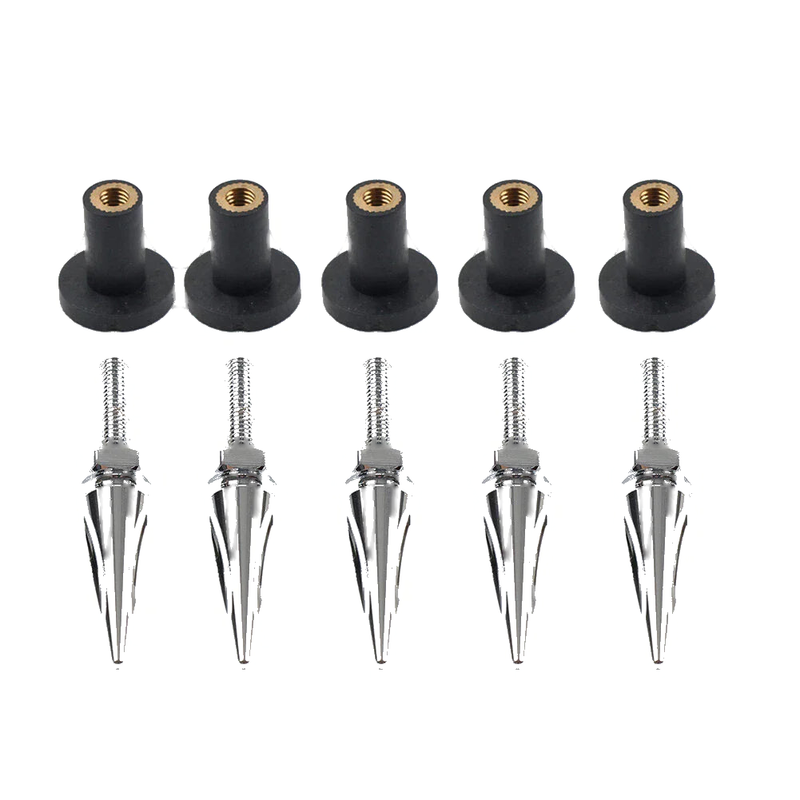 Harley Road Glide Custom Spike Windshield Fairing Well Nut Bolt Kit (2008-2023)