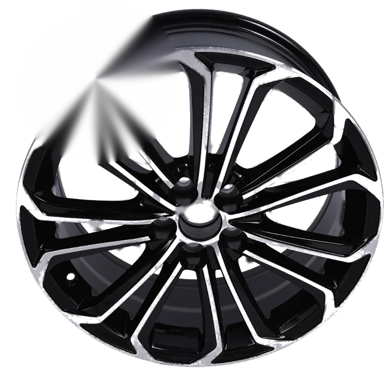 Toyota Corolla 17x7 Alloy Wheel Rim Machined Black (2014–2016)
