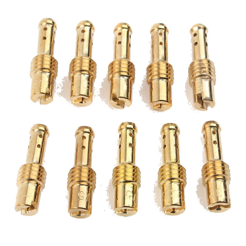 Mikuni VM TM TMX 10 Pcs Carburetor Pilot Jets 8 Bleed Holes