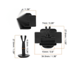 Toyota 5 x Front Mudguard Bumper Cover Clips