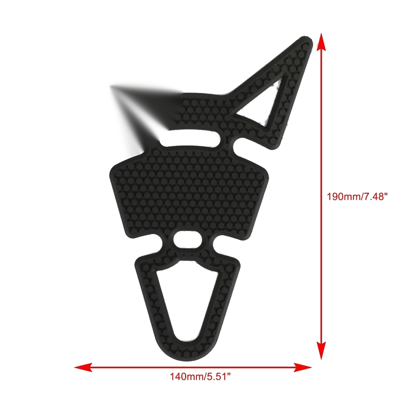 Universal Motorcycle 3D Cat Ears Tank Pad (No specific years)