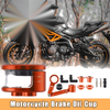 Motorcycle Master Cylinder Oil Reservoir Clutch Tank Oil Cup Orange