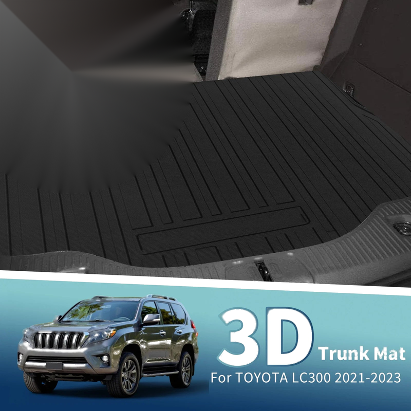 Toyota Land Cruiser LC300 7-Seat Cargo Liner Rear Trunk Mat (2021-2023)