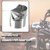 Motorcycle 51-54mm 2.0-2.1in M6 Exhaust Pipe Adapter Reducer Muffler