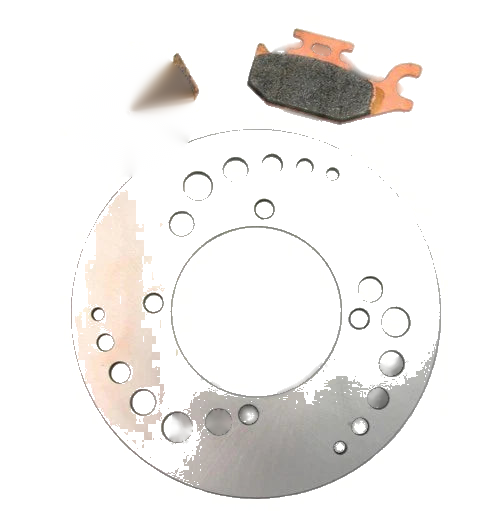 Can-Am Renegade Rear Brake Rotor and Pads (2009-2011)