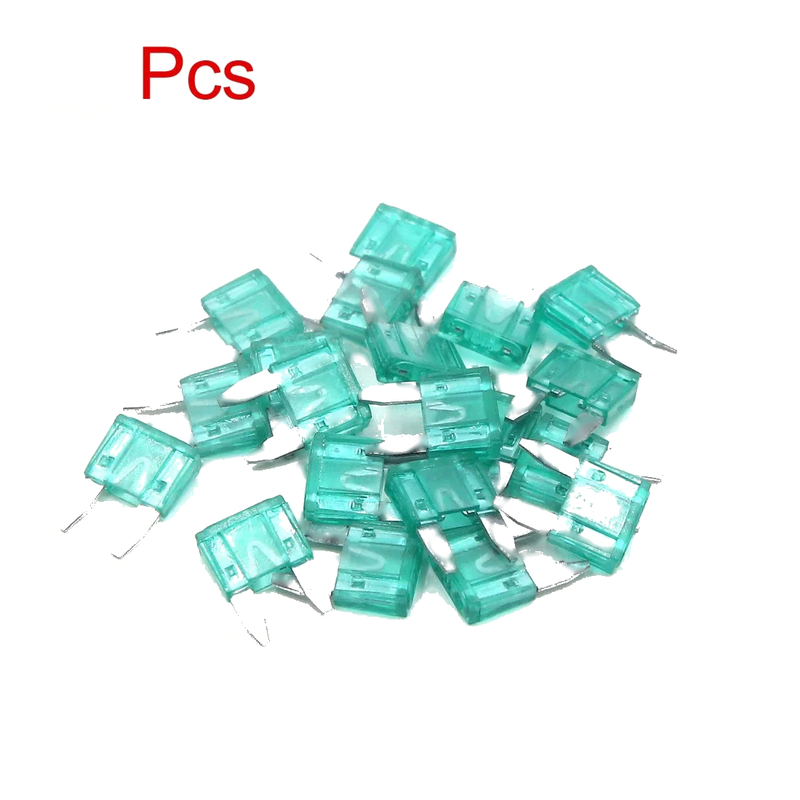 Auto / Motorcycle / Car Green 30A 20pcs Mini Blare Style Fuse