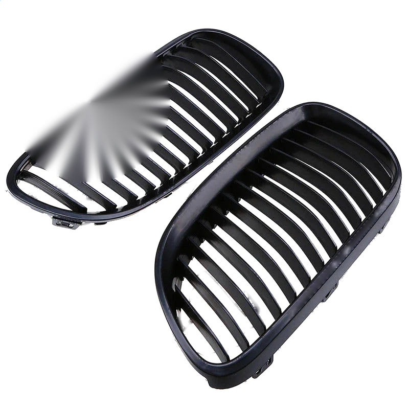 BMW E92 E93 Coupe 320i 328i 335i Matte Black Front Grille Cover (2011-2013)