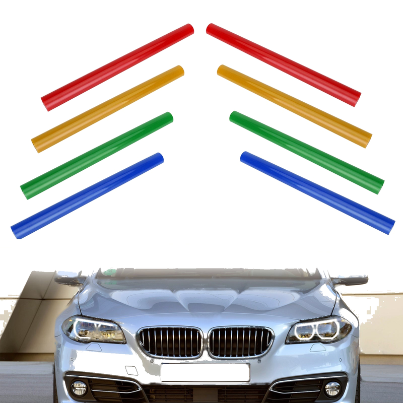 BMW F07 F10 F11 F18 F06 F12 10-18 Grill Bar V Brace Wrap Blue