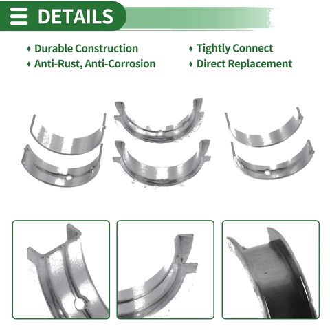 Chevrolet Equinox 8 Pcs Main Bearing Set (2005-2009)