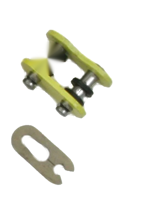 Brand X Factory Spec 520 Pitch Ring Chain Master Link XRing Yellow