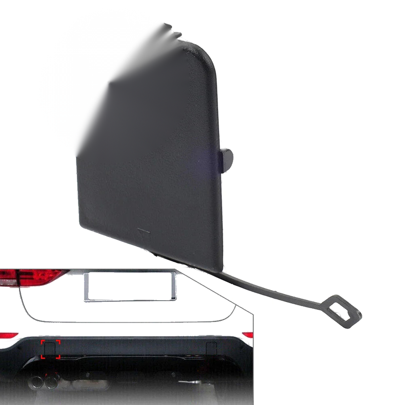 BMW X1 E84 Left Rear Bumper Tow Hook Cover (2013-2015)