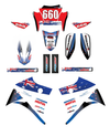 Yamaha XT 660 R Custom Graphic Kit AUSSIE PRIDE (2004-2016)