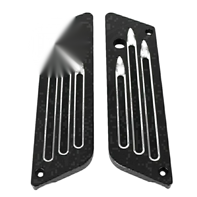 Harley Touring Road King Street Glide Saddlebag Latch Covers (93-13)