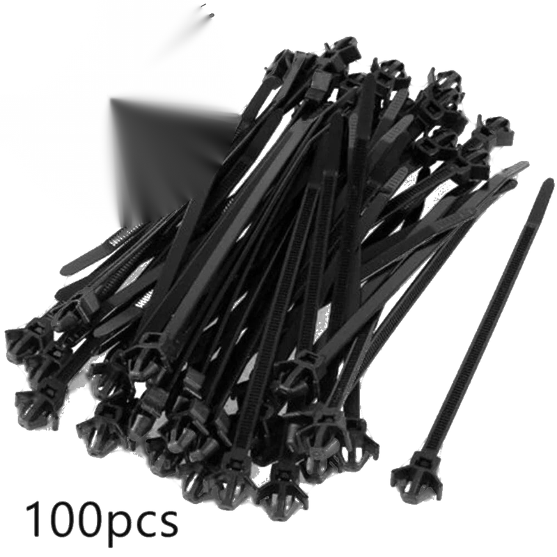 Car Wiring Harness 100 x Cable Ties Zip Tie Clips