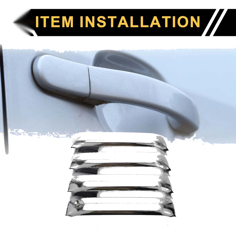 Ford F-150 (2015-2020) - Silver Tone Car Exterior Door Handle Covers