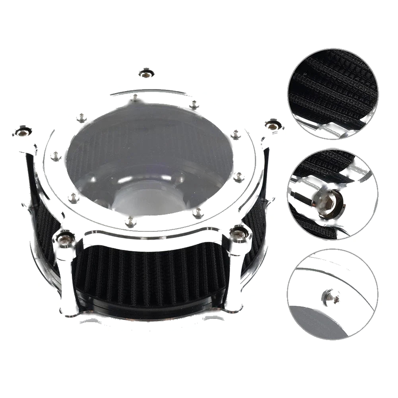 Harley Dyna Street Bob Electra Glide Air Cleaner Intake Filter (2006-2023)