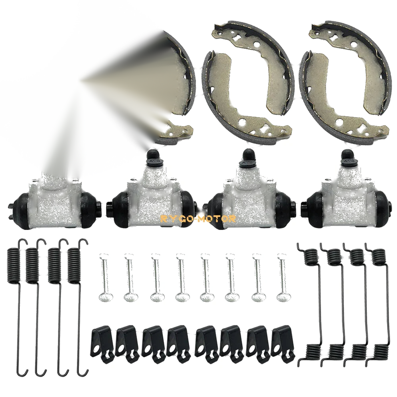 Kawasaki Mule 600 610 KAF400 Brake Wheel Cylinders & Shoes (2005–2009)