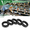 Oil Seal 16x26x7mm Rotary Shaft Seal NBR Rubber Black 5 pcs