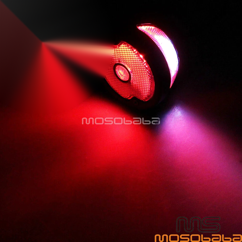 Ford Harley Chopper Red Lens LED Brake Tail Light