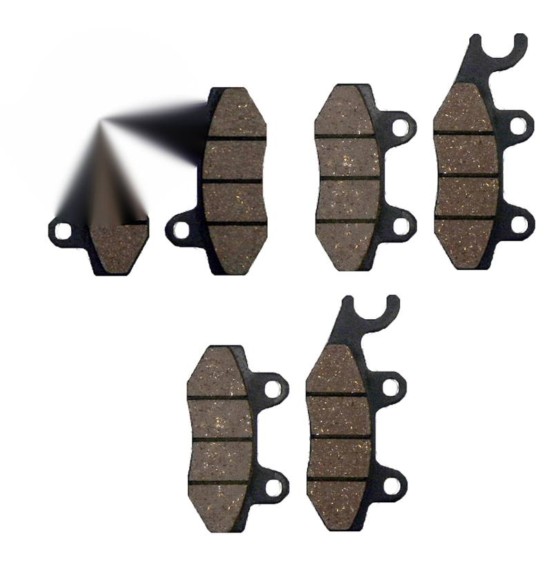 Can-Am Commander 800 Front & Rear Semi-Metallic Brake Pads (2011–2020)
