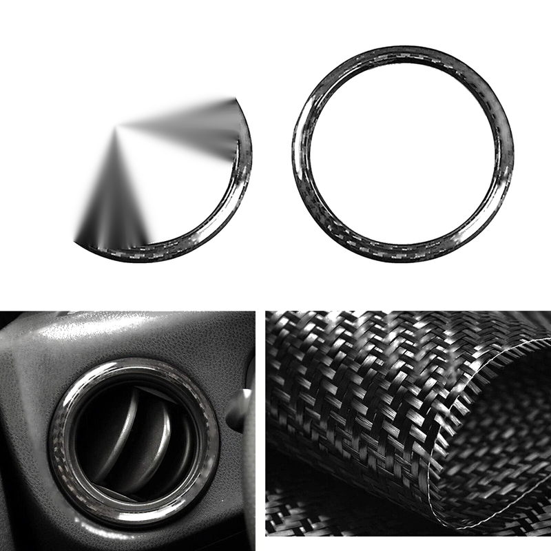 Subaru BRZ, Toyota 86 2 x Carbon Fiber Air Vent Outlet Covers (2012-2020)