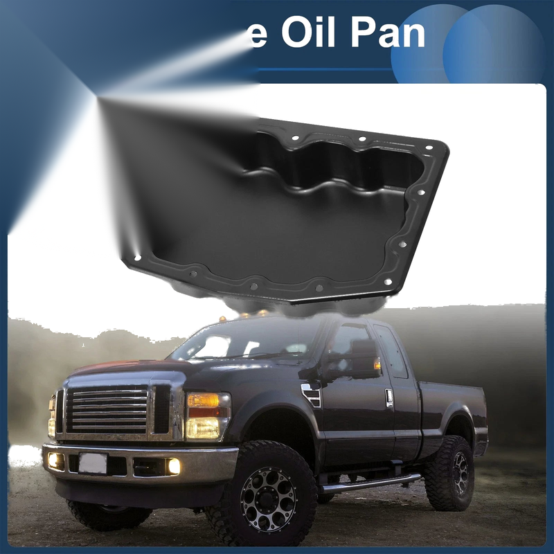 Ford F250 Super Duty 2011-2025 1 x Iron Black Engine Oil Pan