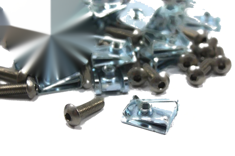 25 x Motorcycle Fairing Clips Bolts m5 5mm Zinc Spire Clip Chimney Nut