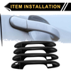 Toyota Tacoma 4pcs Black Exterior Door Handle Covers (2016-2023)