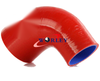 3" to 4" 90° Blue Silicone Coupler Reducer Hose