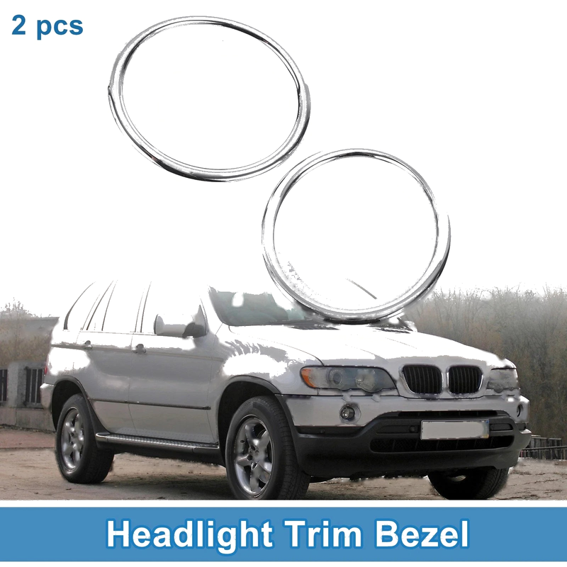 BMW X5 Front Headlight Trim Bezel Left + Right (2014 - 2018)