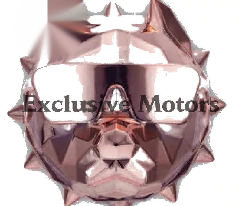 Bull Dog Air Freshener - Refillable Fragrance Dispenser - Rose Gold