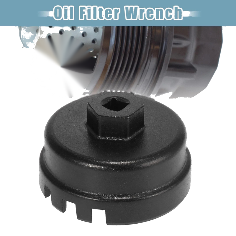 Toyota Camry Oil Filter Wrench 14 Flutes 6 Slots 64.5mm Oil Filter Cap